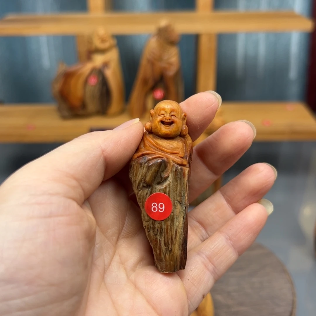 果***陈木崖柏木摆件手把件