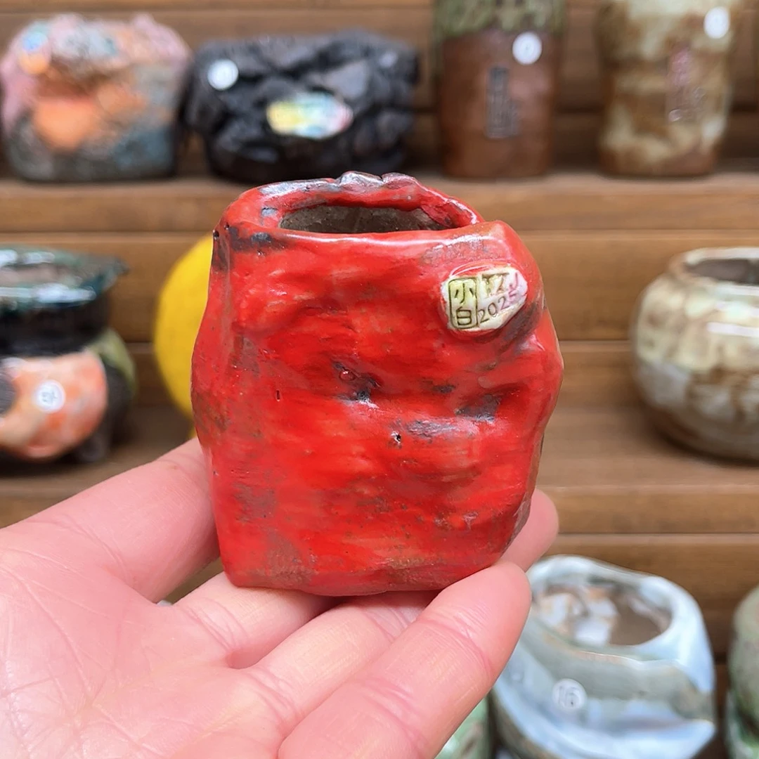 红陶内口长3宽1.5外高5.5