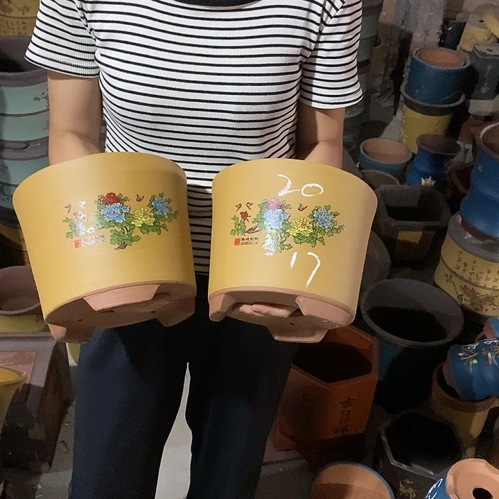 紫砂花盆紫砂花盆