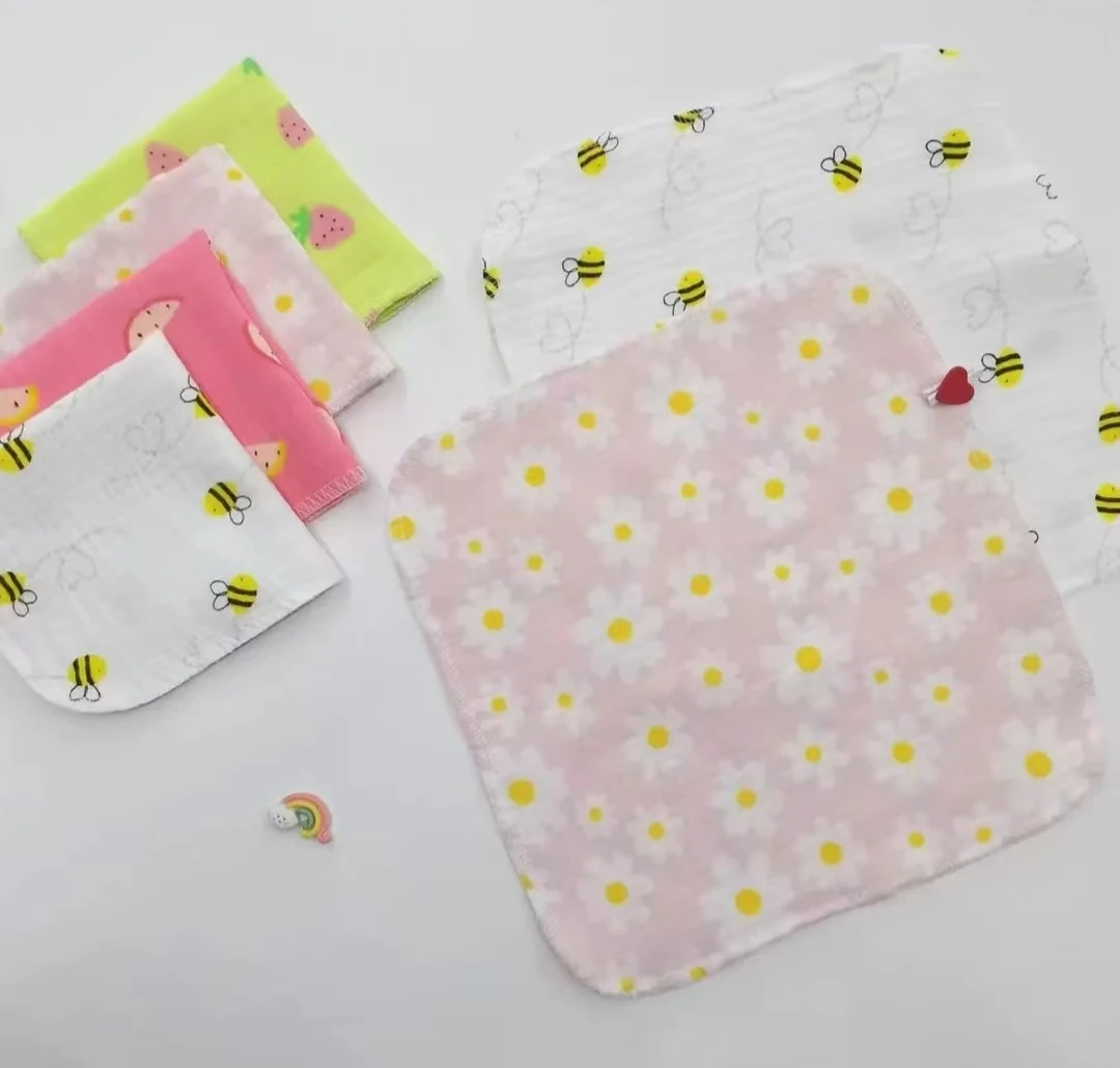 【拍一发十】25*25cm纯棉纱布方巾