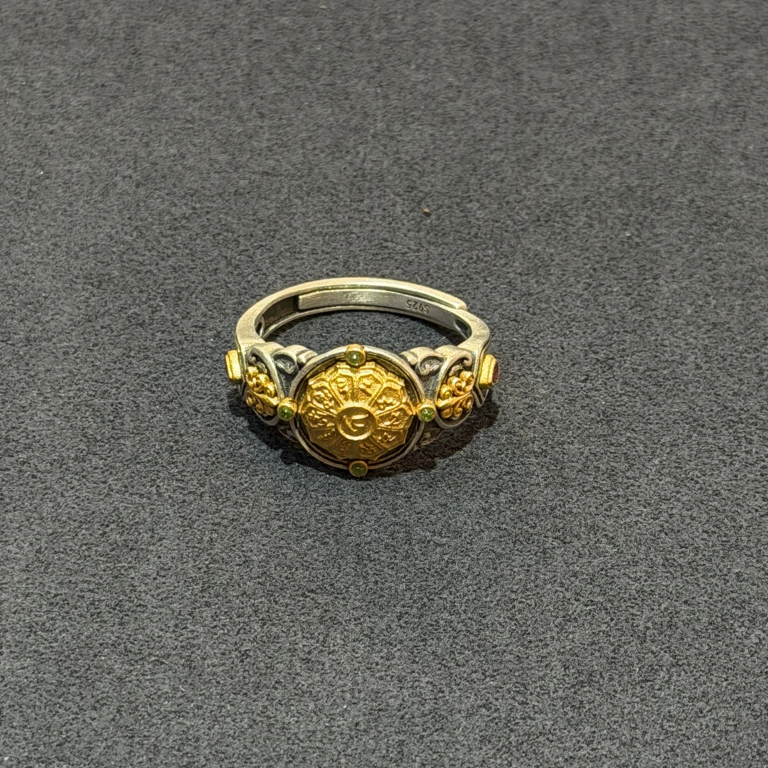 925银戒指 云丹拉姆丨银心Z戒指多样性发其一