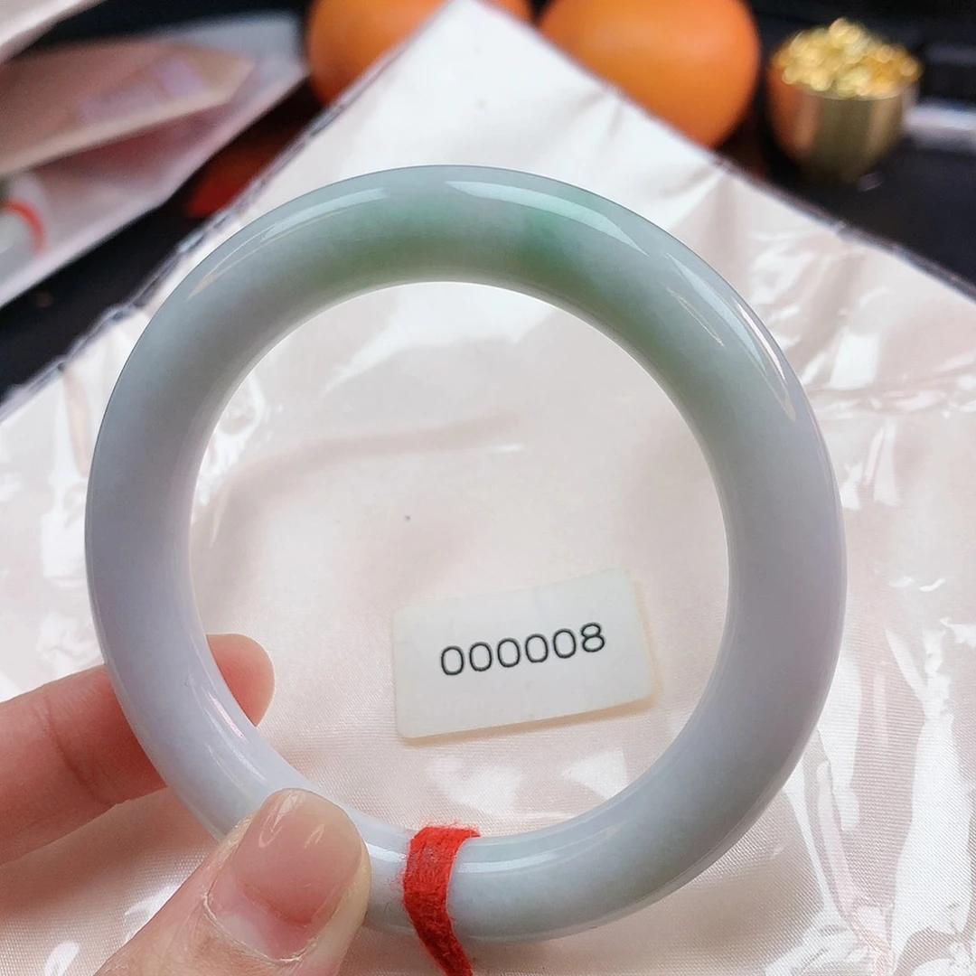 翡翠手镯未镶嵌55圈圆000008