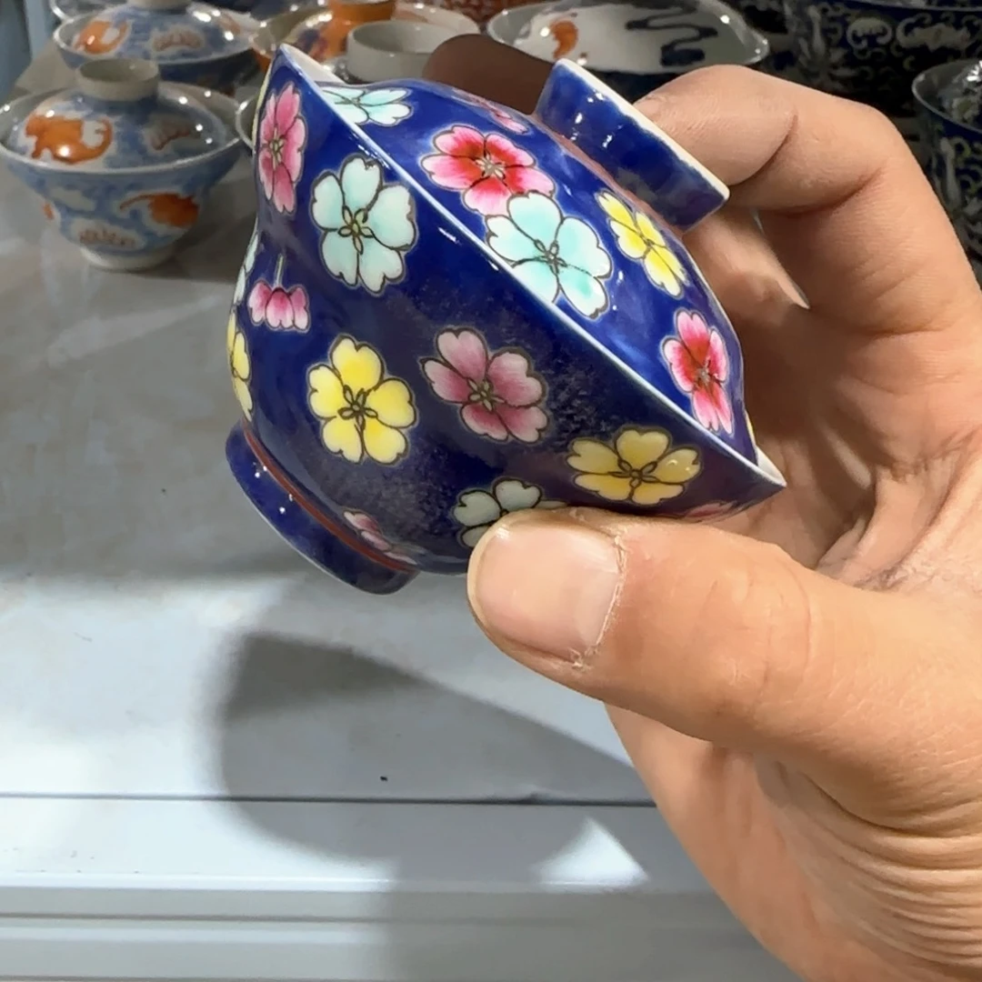 瓷片摆件手绘瓷器全部处理了吧