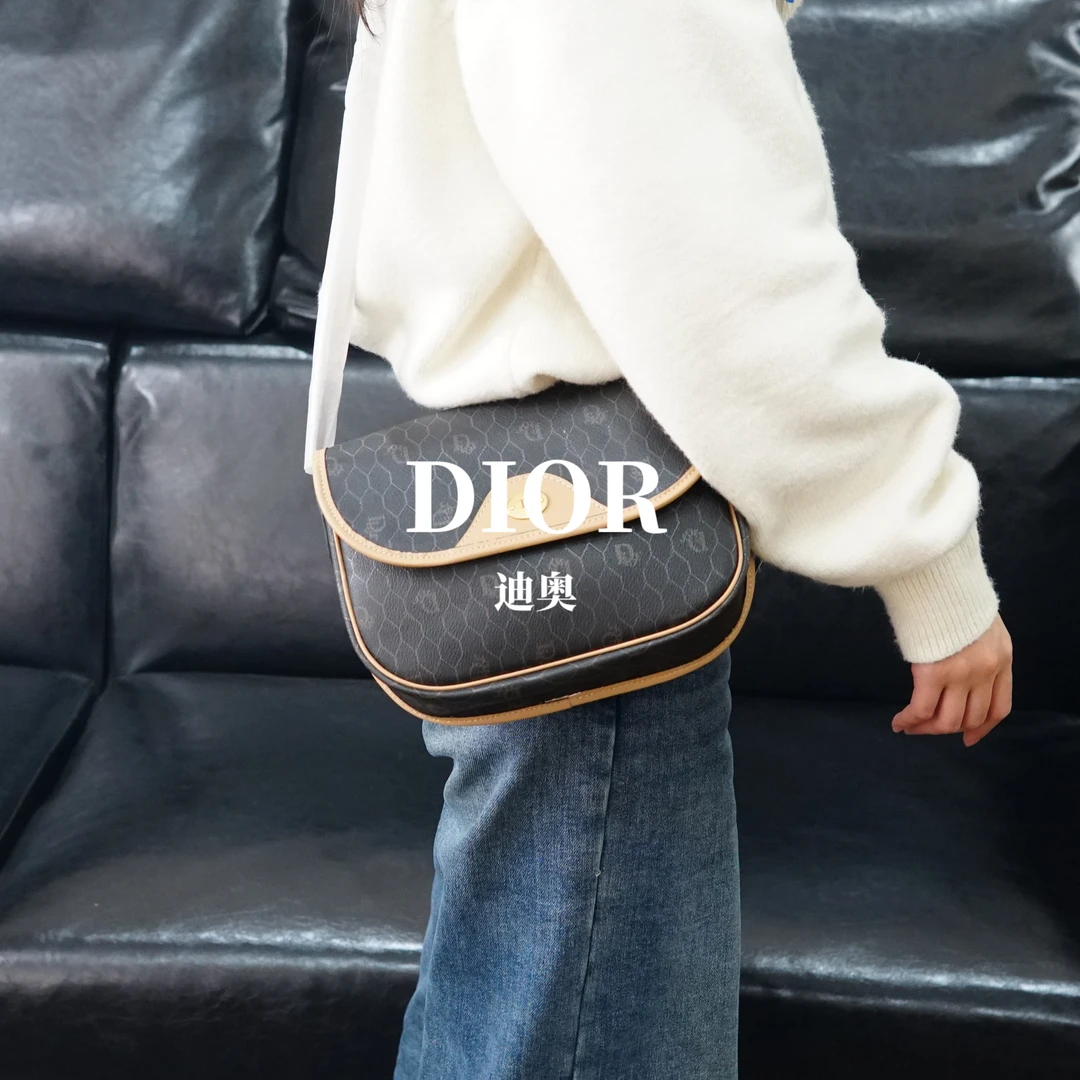 95新 DIOR/迪奥 拼皮斜挎包/F4SC09629028/9028