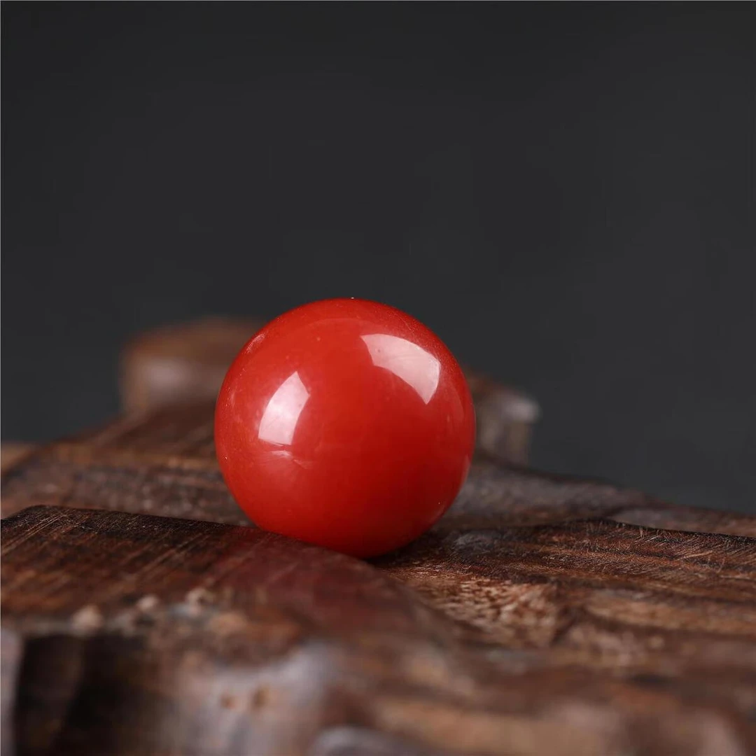 【直播专享】天然原矿南红玛瑙圆珠卡10mm单珠DIY配珠多样性发货