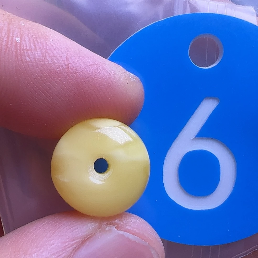 蜜蜡未镶嵌珠宝奇石花粉12.5m m