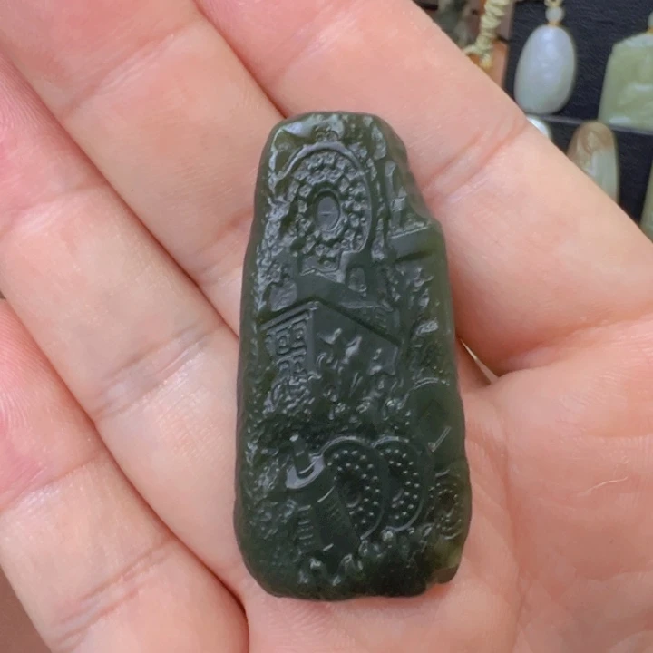 吊坠(不含链)未镶嵌和田玉（糖玉）