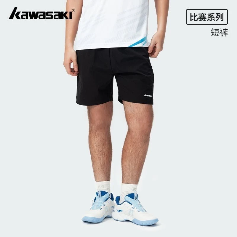kawasaki/川崎羽毛球服短裤速干透气吸湿排汗中性跑步短裤运动裤