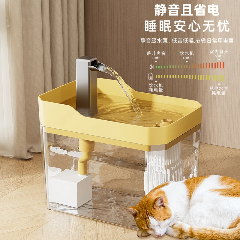 猫咪饮水机猫自动循环过滤饮水器狗狗喝水流动喂水神器宠物狗水碗
