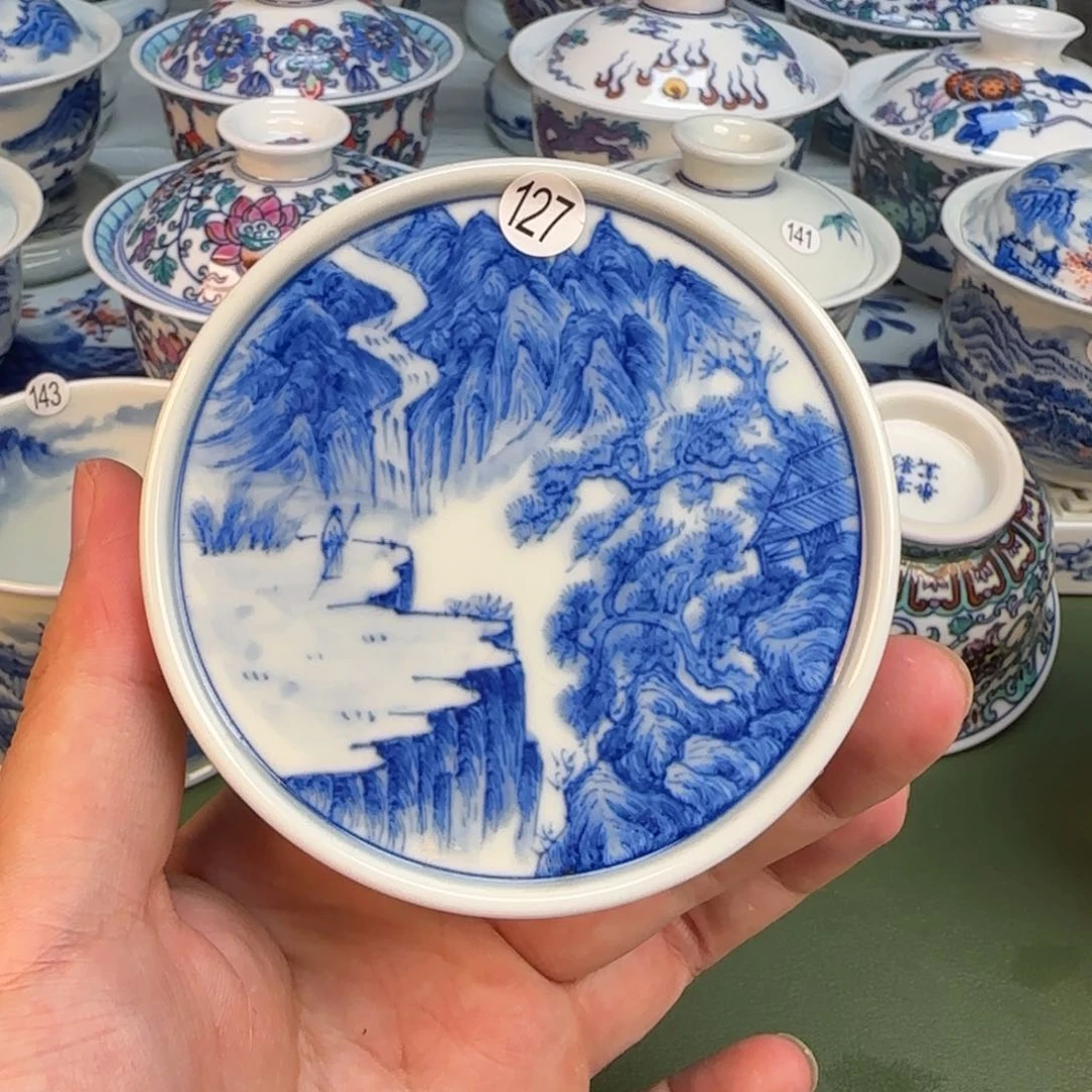 彦祖纯手工手绘茶具127