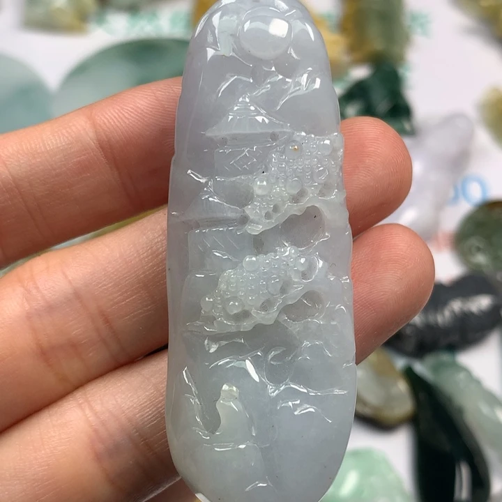 颈饰未镶嵌翡翠翡翠