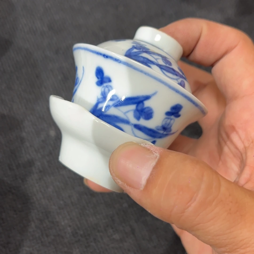 过***烟瓷片瓷器摆件、茶室雅器