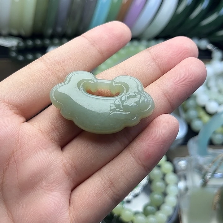 颈饰未镶嵌和田玉小*笨