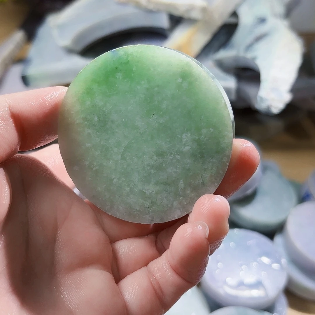 翡翠未镶嵌颈饰翡翠A货丹