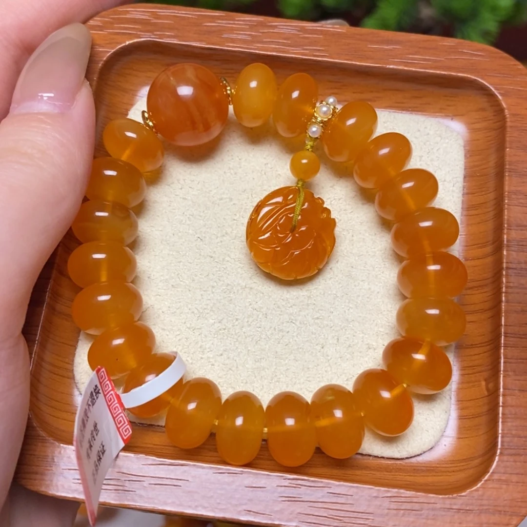 【闪购商品】未镶嵌蜜蜡手链手串