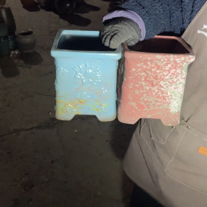 紫砂花盆口16高19正品正品