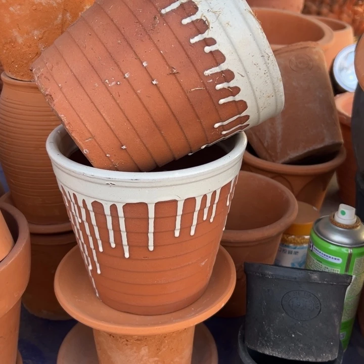 红陶瑕疵高温 2 个 17.5×16