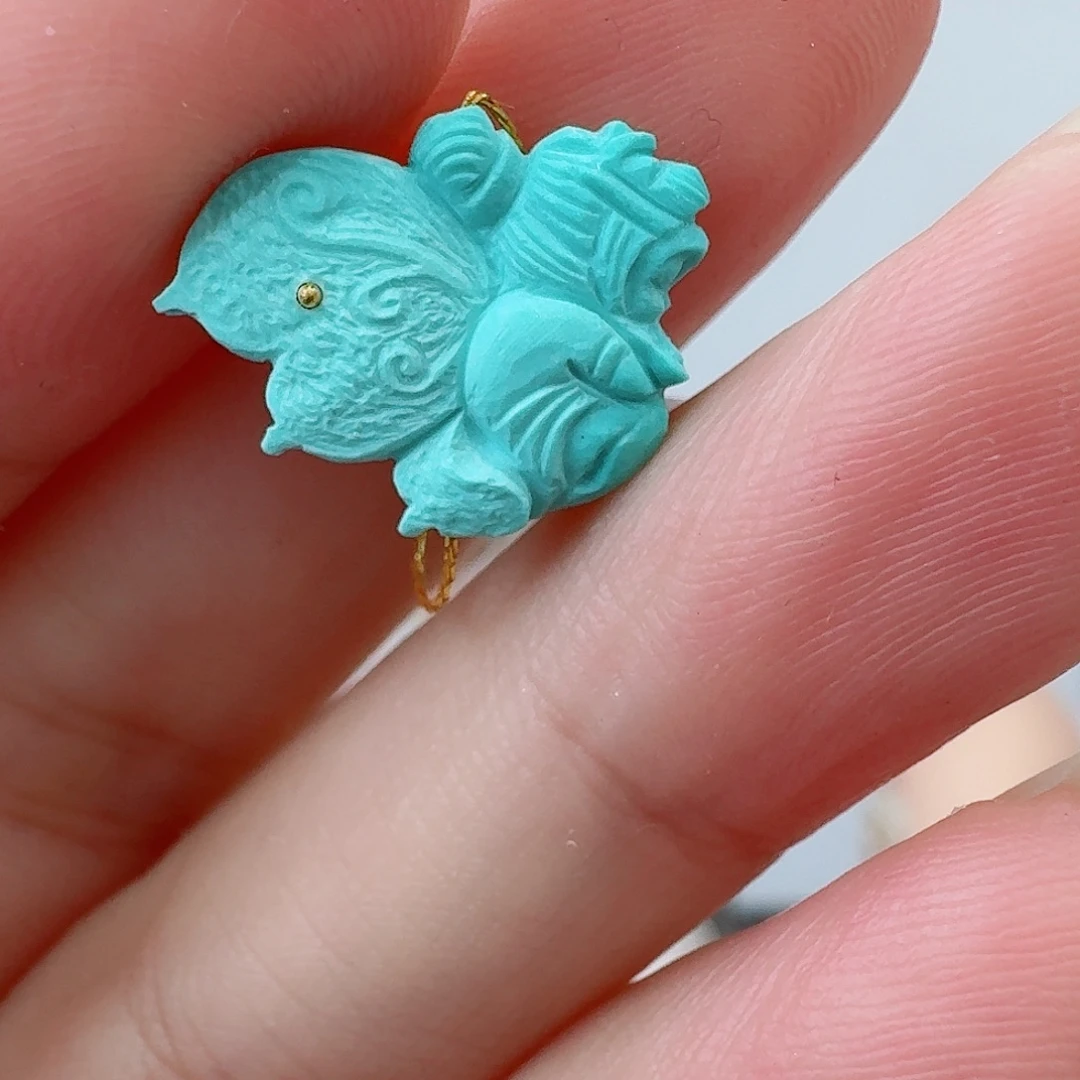 未镶嵌绿松石珠宝奇石