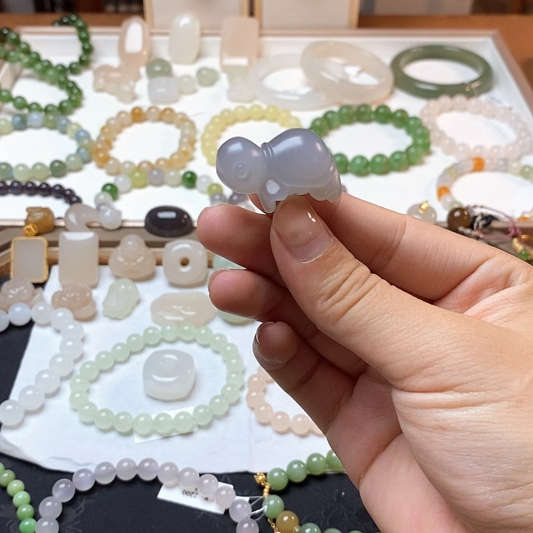 和田玉未镶嵌颈饰和田玉小海龟吊坠