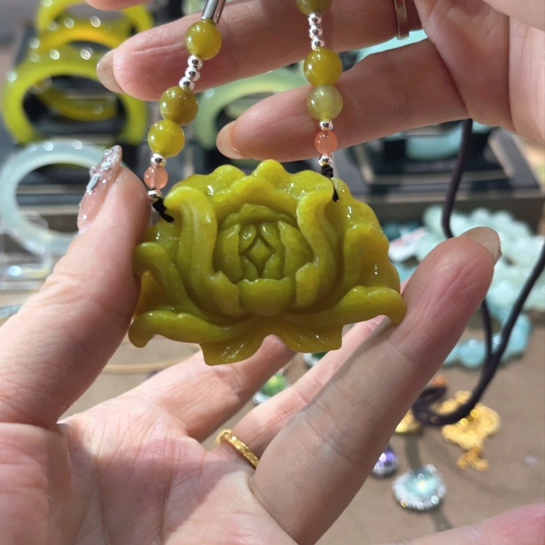 蛇纹石玉手链未镶嵌