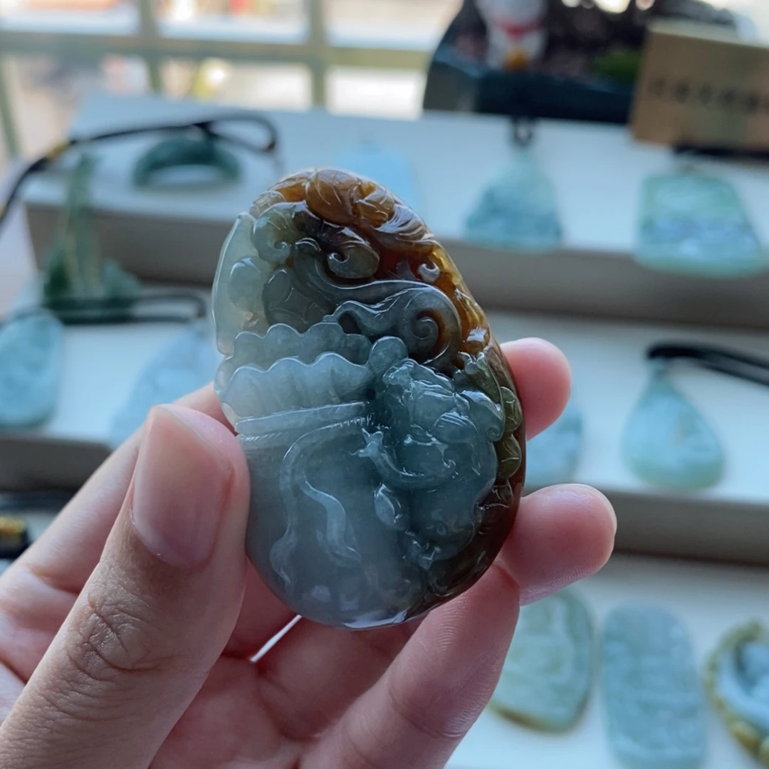 【闪购商品】颈饰未镶嵌翡翠天然缅甸A货翡翠