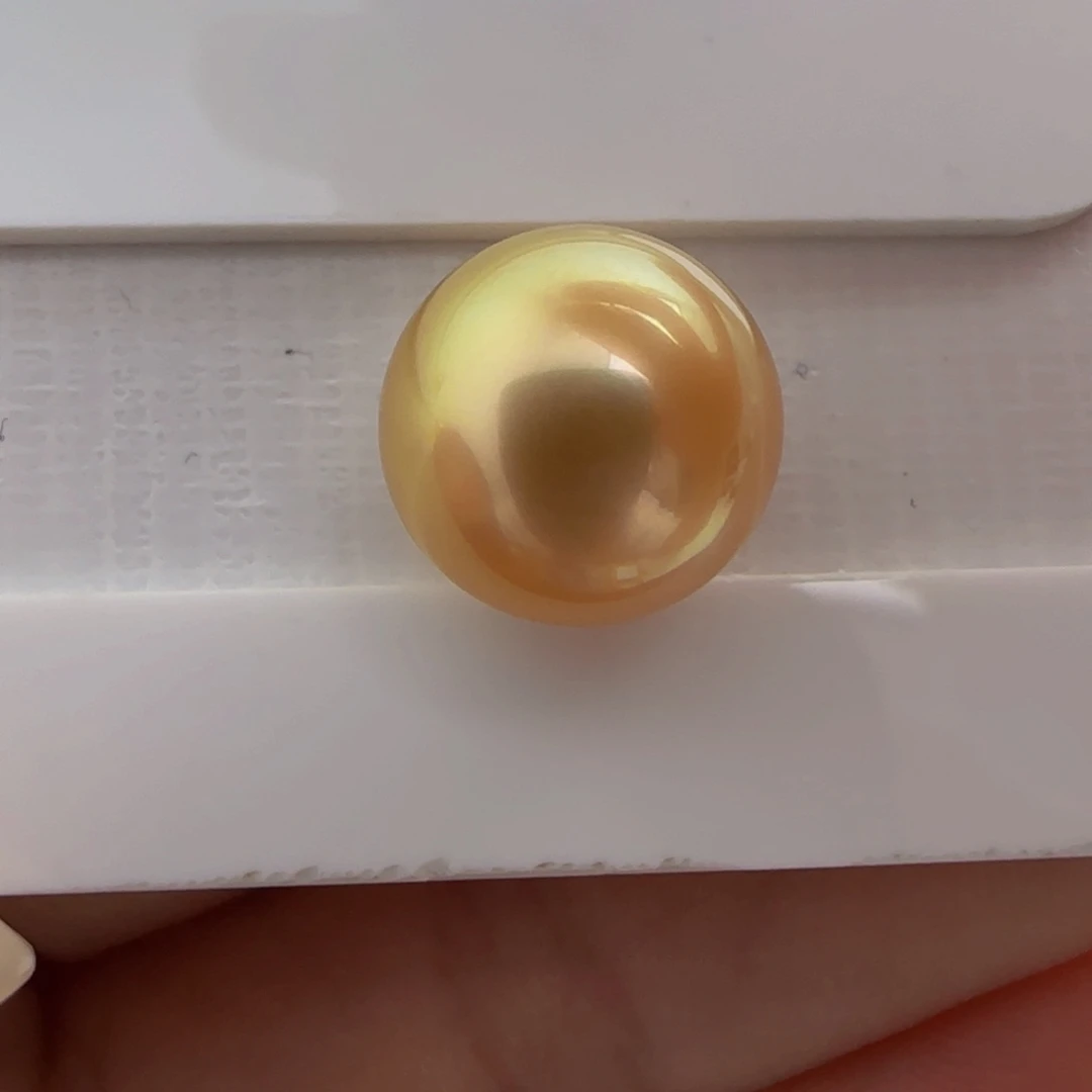 海水珍珠裸珠大溪地珍珠12.5-13.0