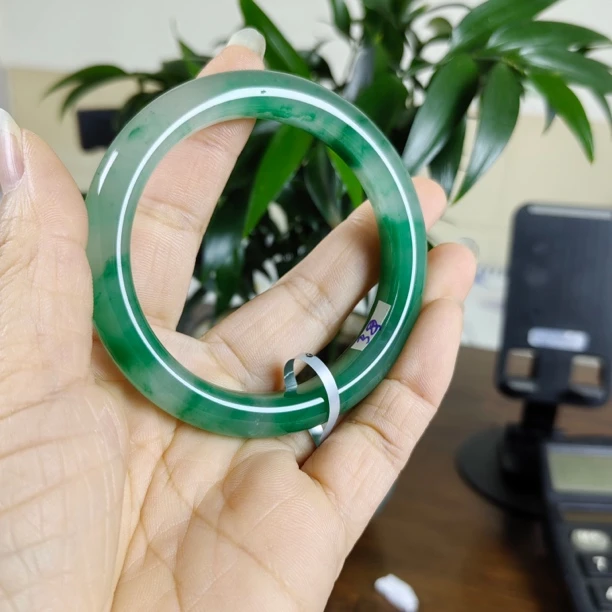 19号天然非洲翠手镯59正圈19号（原38号）