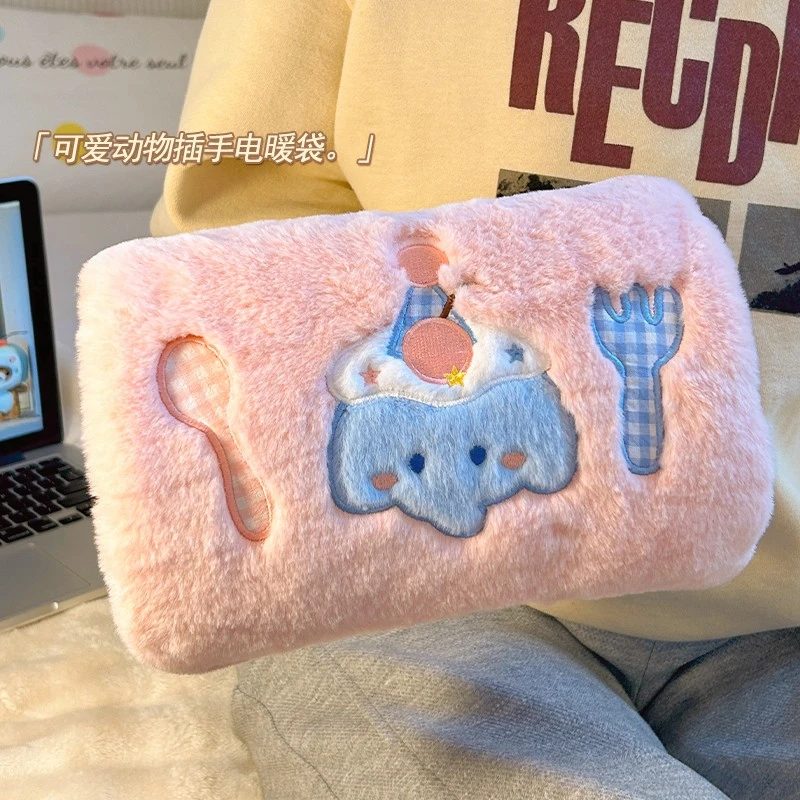 毛绒持久热水袋可爱礼物女生创意冬天暖手袋热水袋送女朋友暖水袋