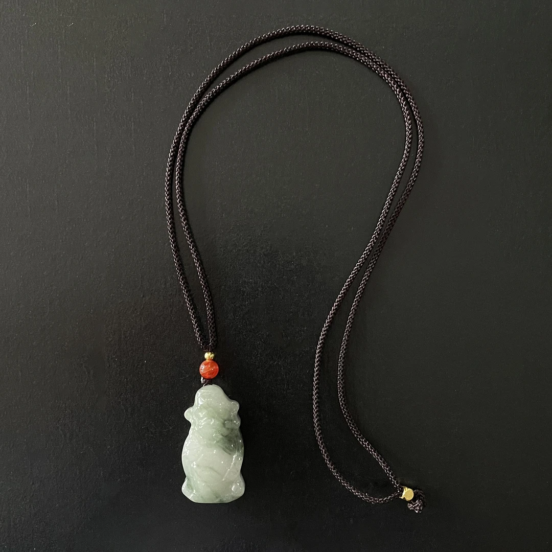 【卓希美】天山翠财神爷项链多样性发一 编号-NY515025