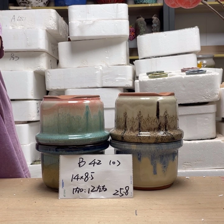 粗陶多肉花盆微瑕420