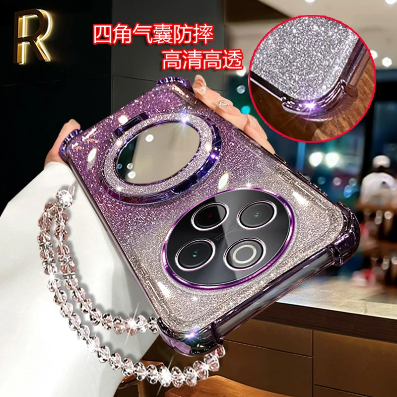 适用新款VivoY300Pro+手机壳简约时尚女V2456A带支架y300por+全包