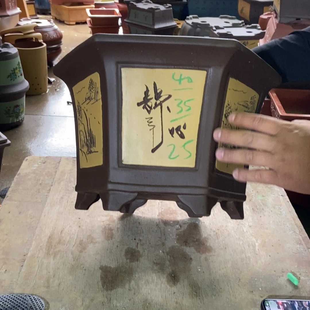紫砂花盆紫砂紫砂