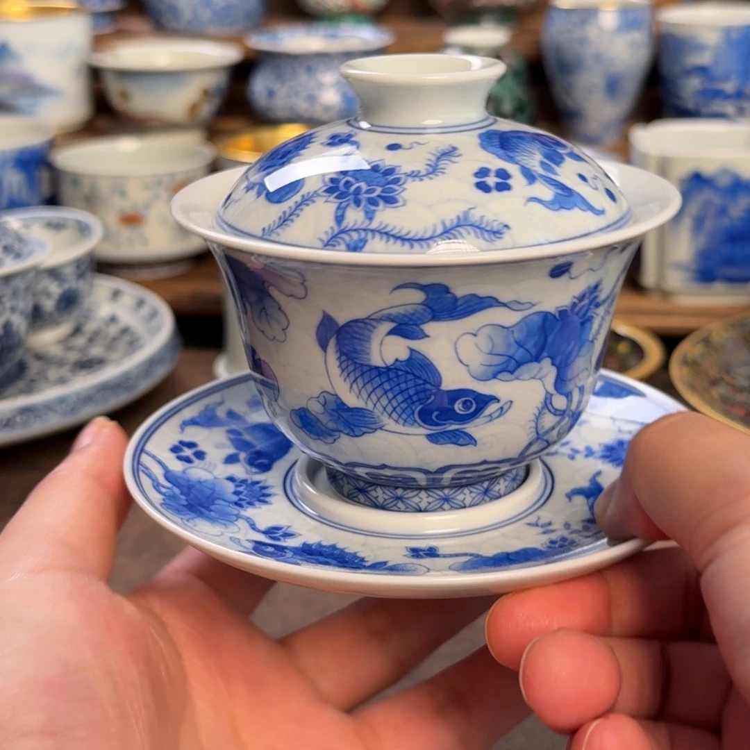 纯手工手绘陶瓷茶具