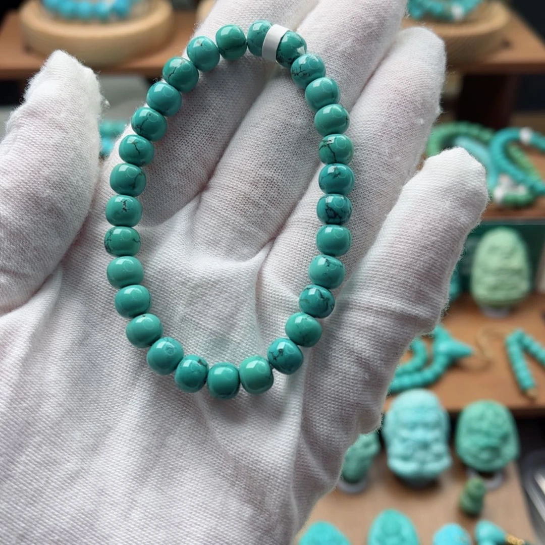 未镶嵌绿松石尺寸7mm