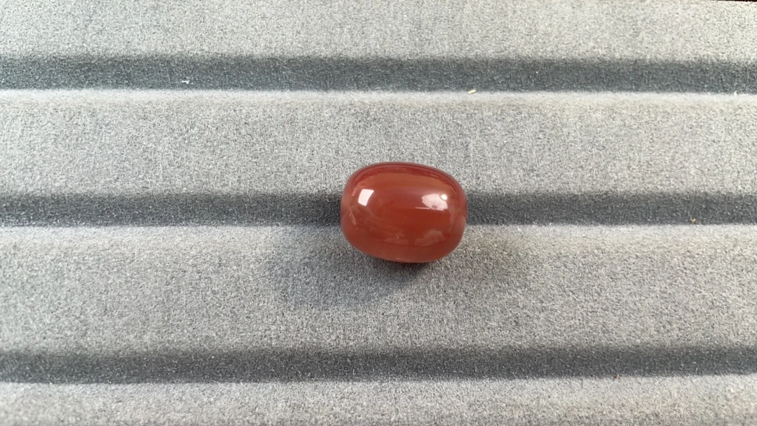 南红玛瑙玫瑰冻枣珠18mmx14.5mm