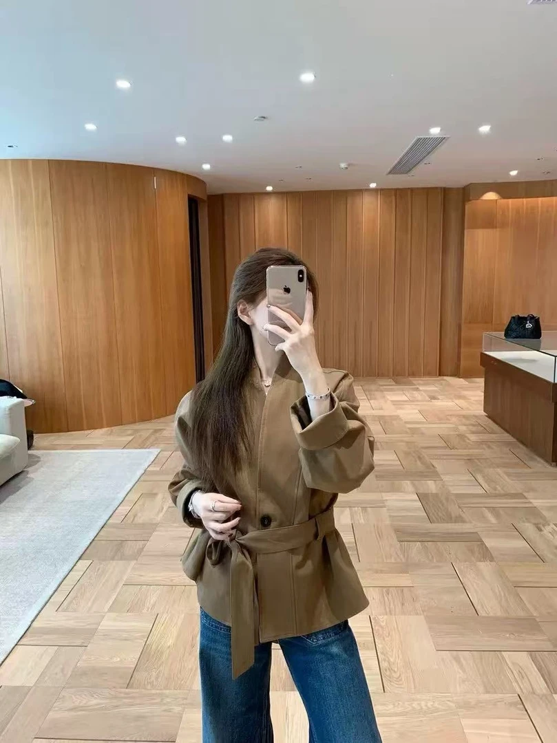 YBS 56153新款气质高质老钱风衣外套