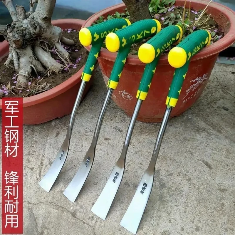 锰钢小铲子挖荠菜挖野菜神器挖蒜园艺锋利种花挖土除草工具户外铲