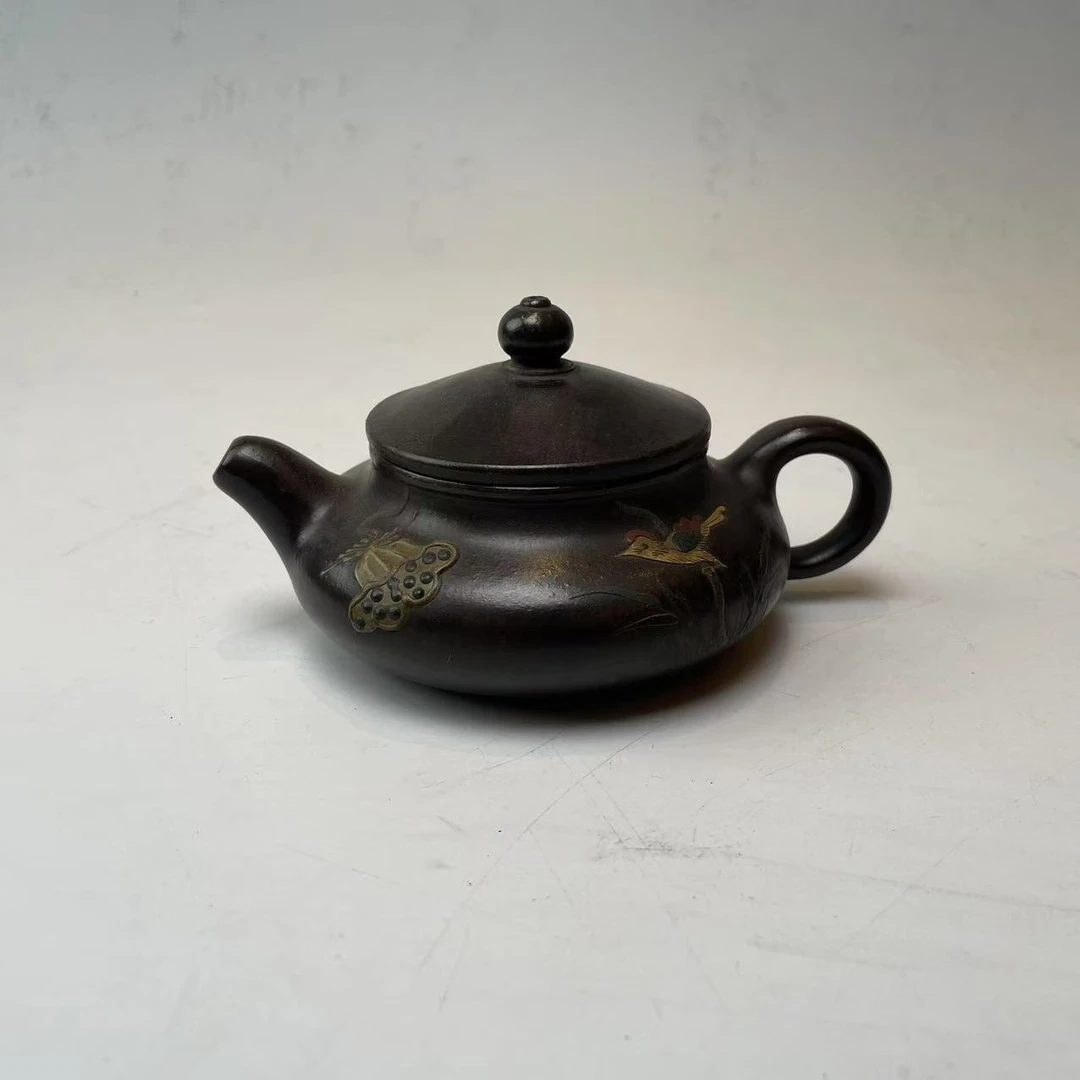 创汇花鸟 紫砂壶BY03X0208