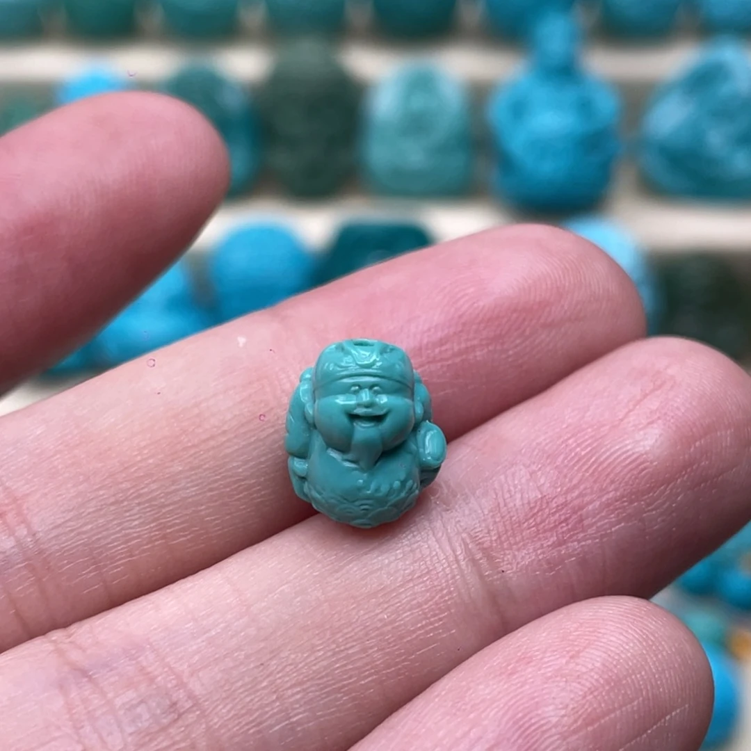 绿松石未镶嵌颈饰卡9.5-11