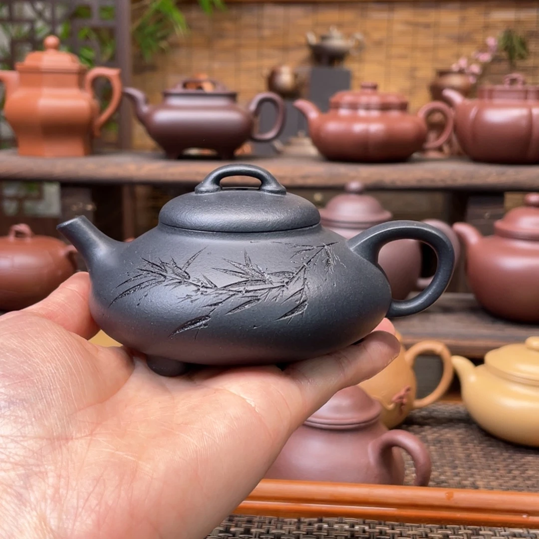 茶壶紫砂?***?宜兴原矿紫砂手工制160