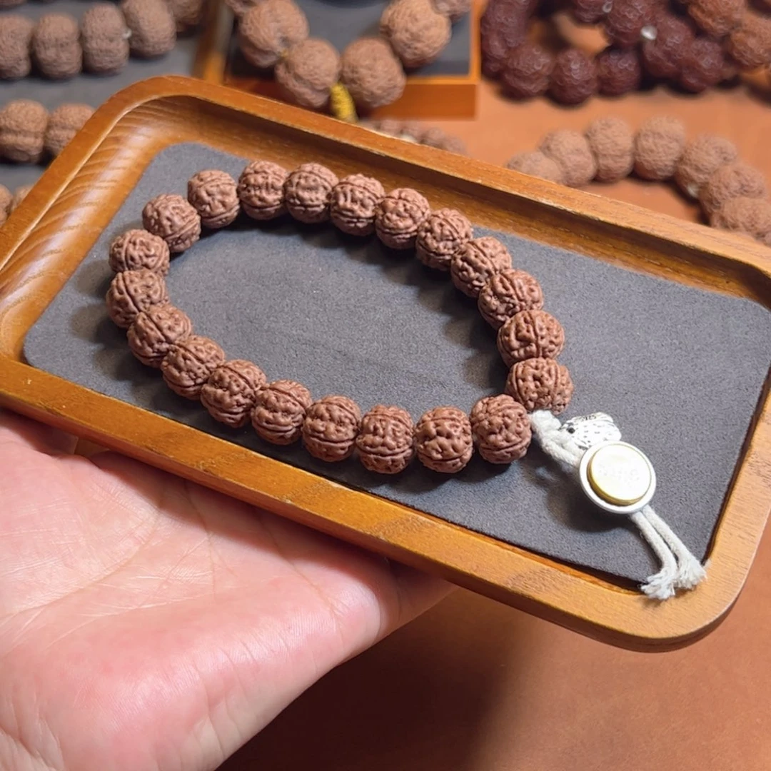 金刚菩提手串13标款定制金标级勿里达纯血老树王