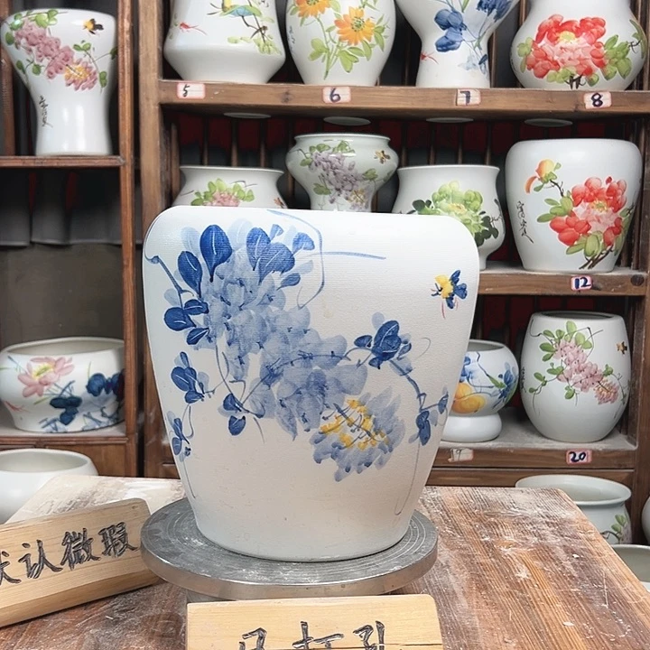 摆件苹果兰兰紫藤新款陶瓷