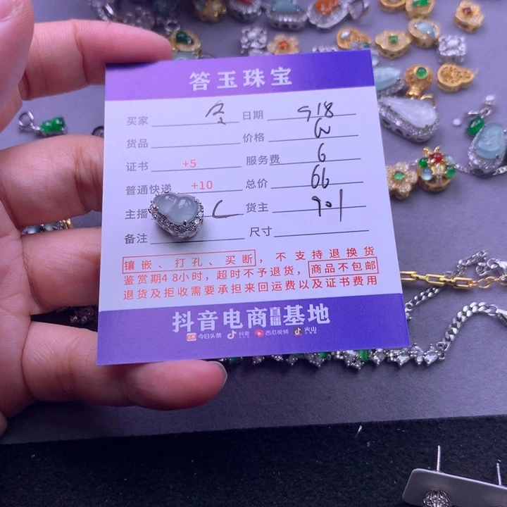 颈饰未镶嵌翡翠冬***瓜