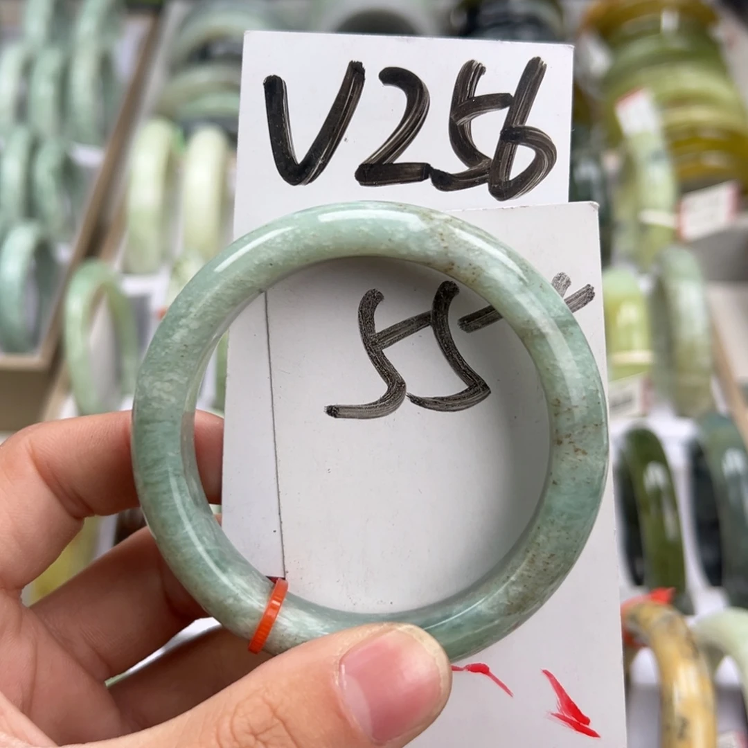 岫玉手镯未镶嵌天然岫玉