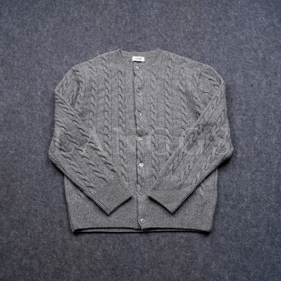 LANGGS&木子里韩系慵懒毛衣高级质感羊毛休闲毛衣FW4457-FW4458