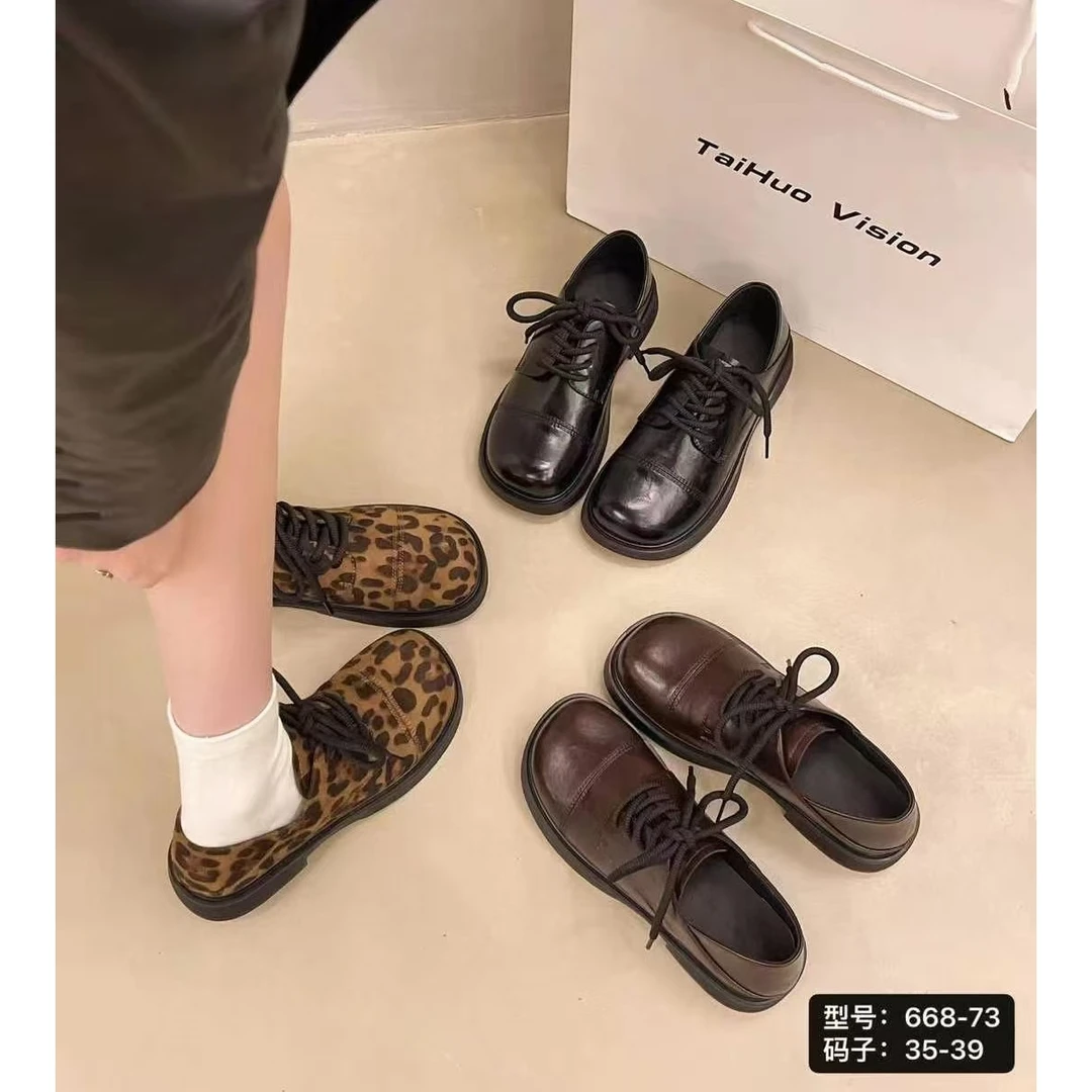 668-73新款圆头软底舒适百搭时尚乐福鞋