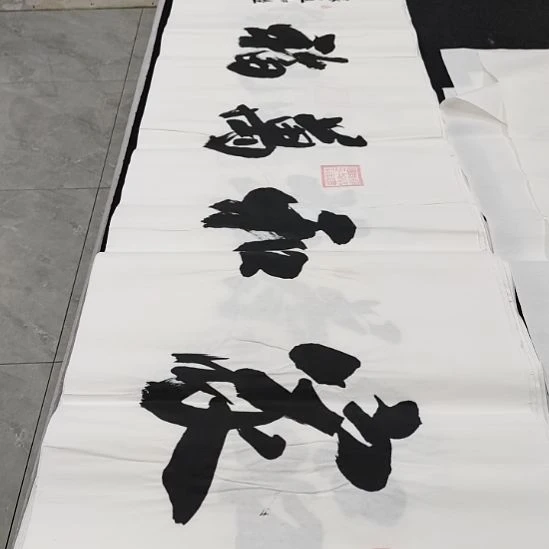 翰墨申国栋老师作品一副，