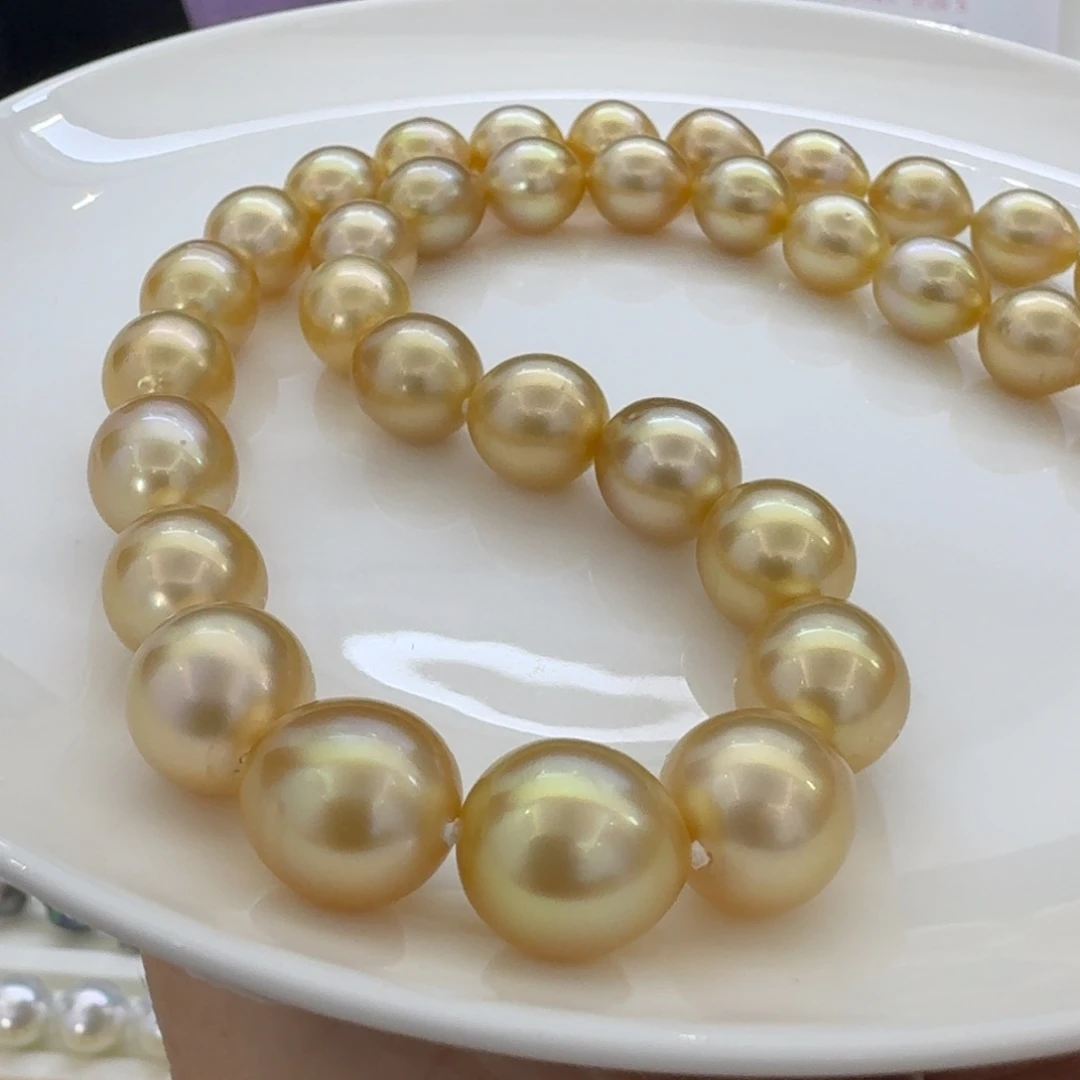 银S925镶嵌海水珍珠颈饰