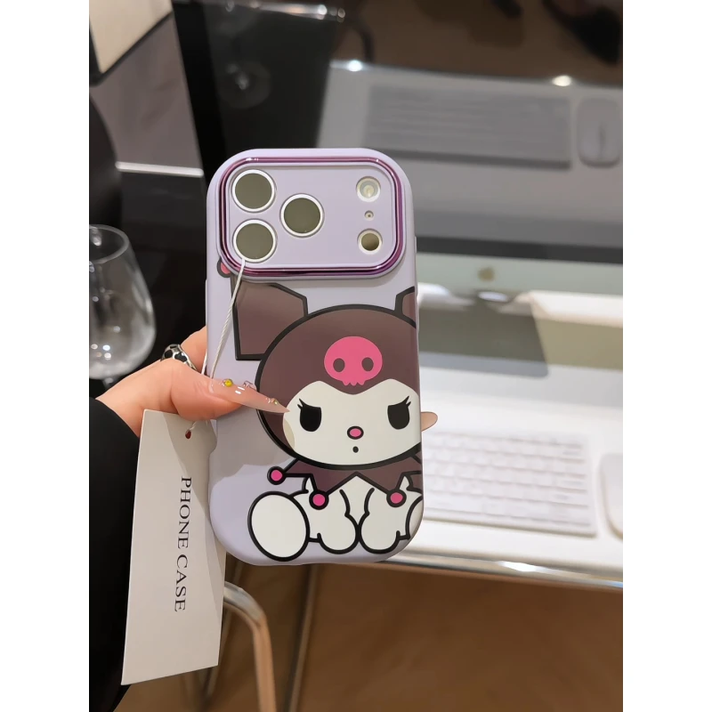 库洛米适用苹果17pro手机壳16pm小胖妹华为p80小众oppo小米15防摔