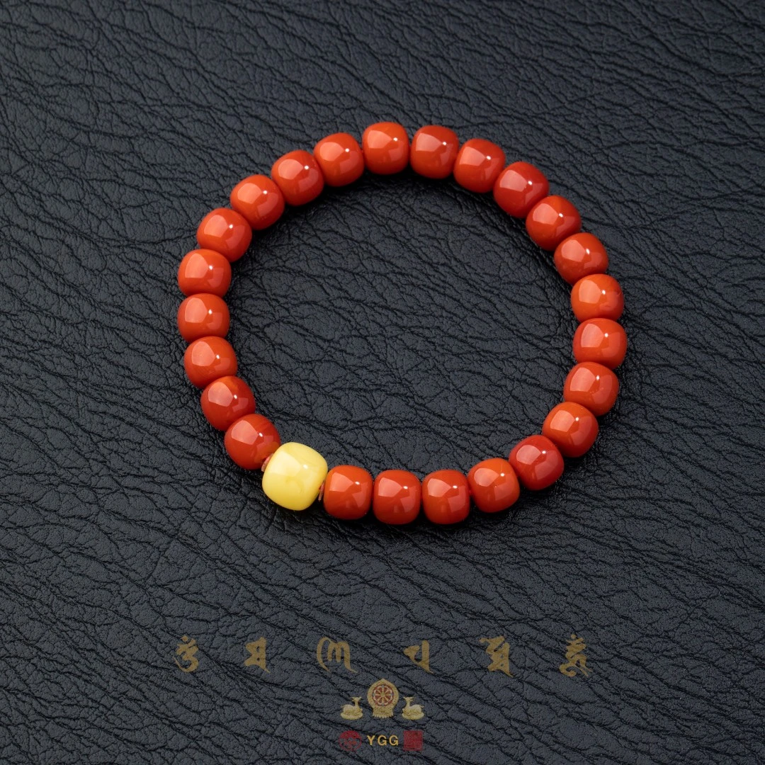 南红老型珠手串/蜜蜡/FTWPS29